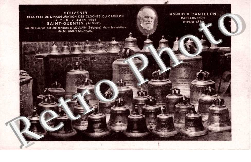 souvenir de la fete de l&#039;inauguration des cloches du carillon 7-8-9 juin 1924