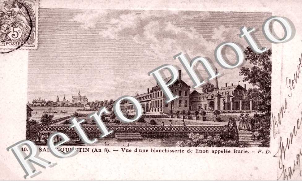 Vue d&#039;une blanchisserie de Linon