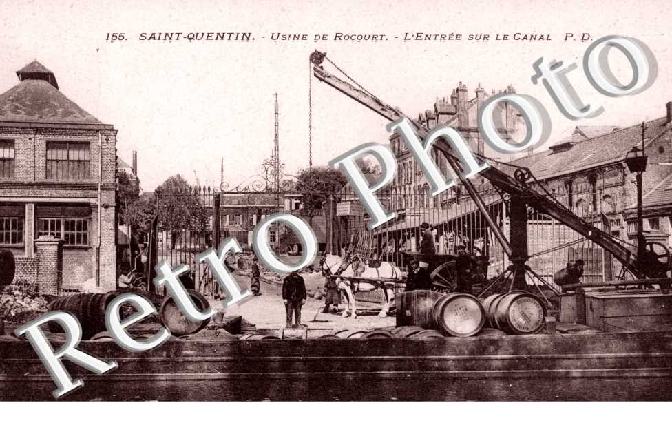 Usine de Rocourt, l&#039;entree sur le Canal