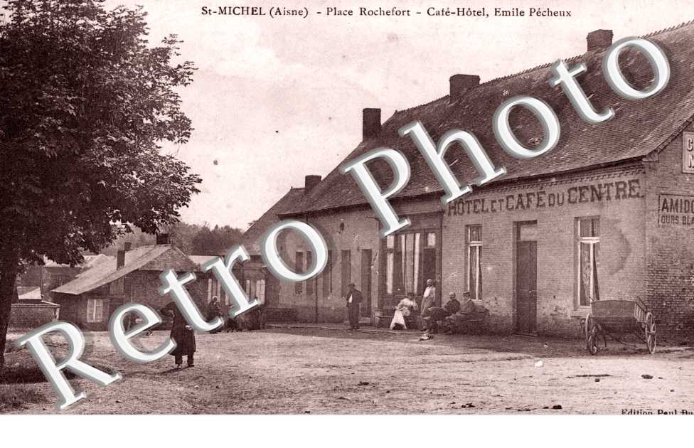 place Rochefort  cafe hotel, Emile Pecheux