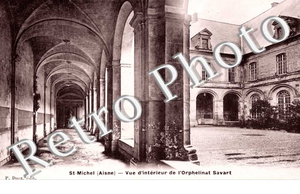 vue d&#039;interieur de l&#039;orphelinat Savart