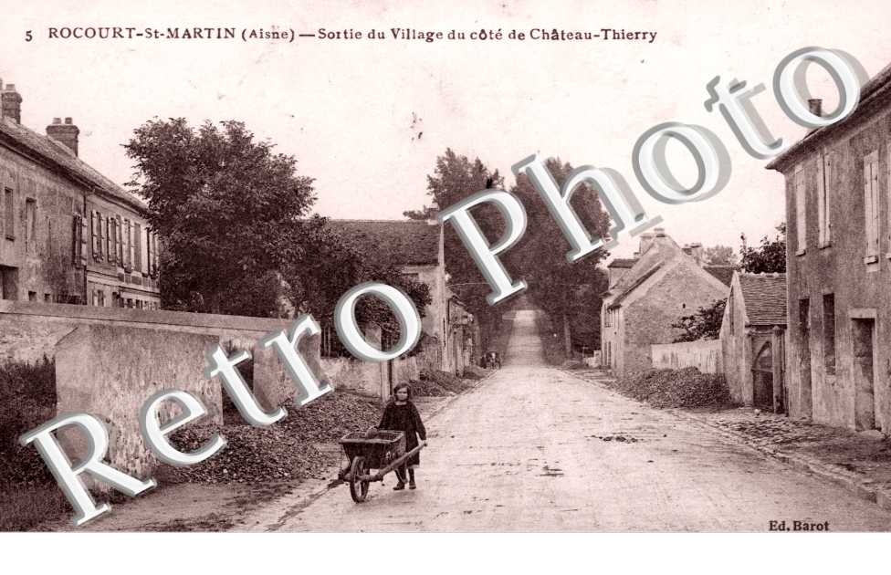 Sortie du Village du cote de Chateau-Thierry