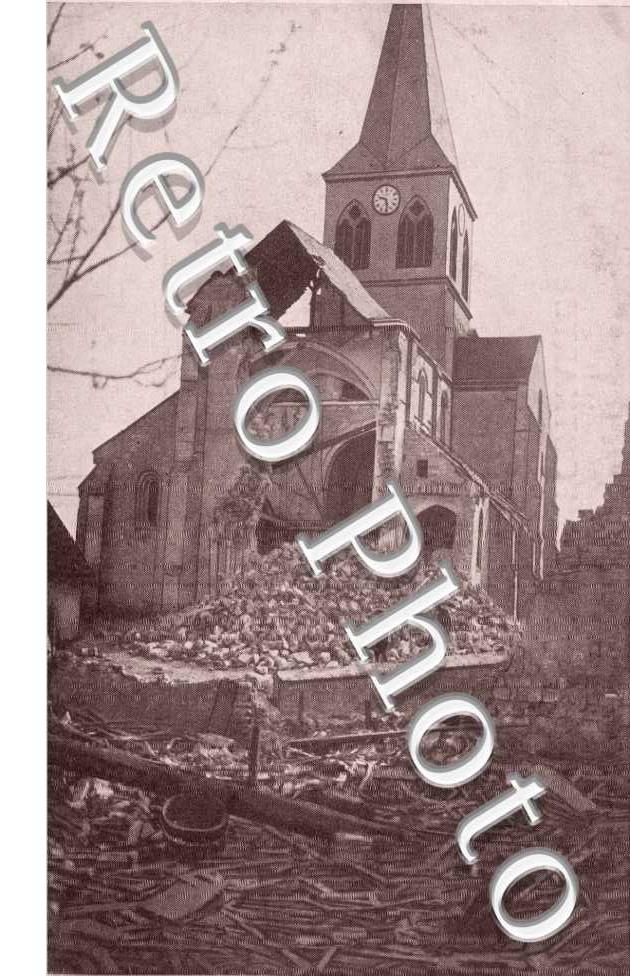 l&#039;église en ruines