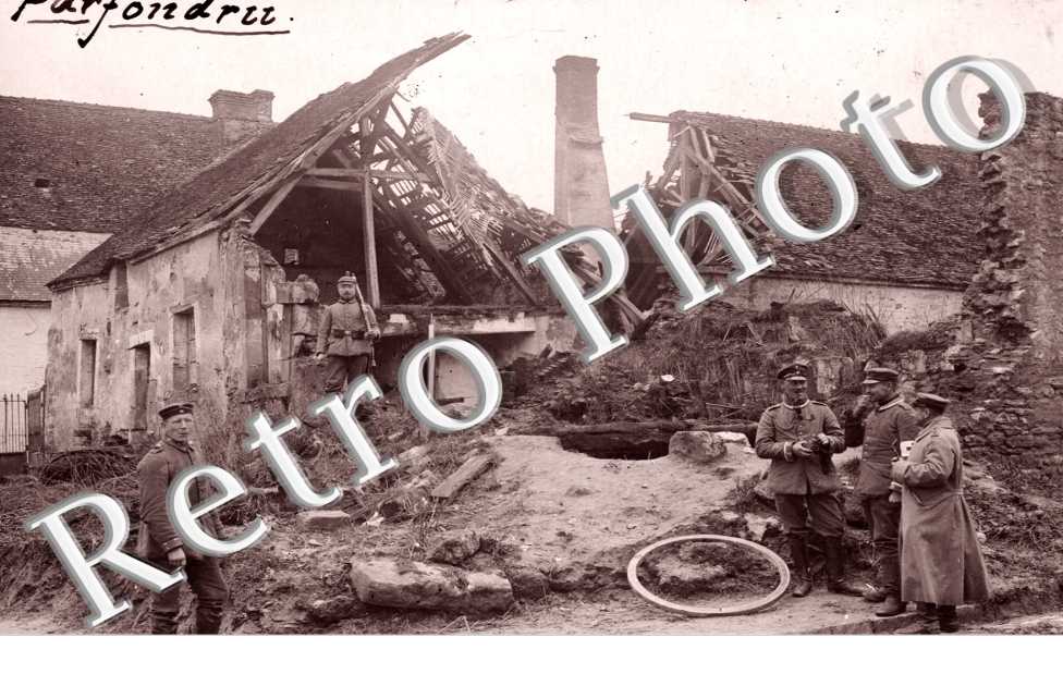Le village detruit, fevrier 1915