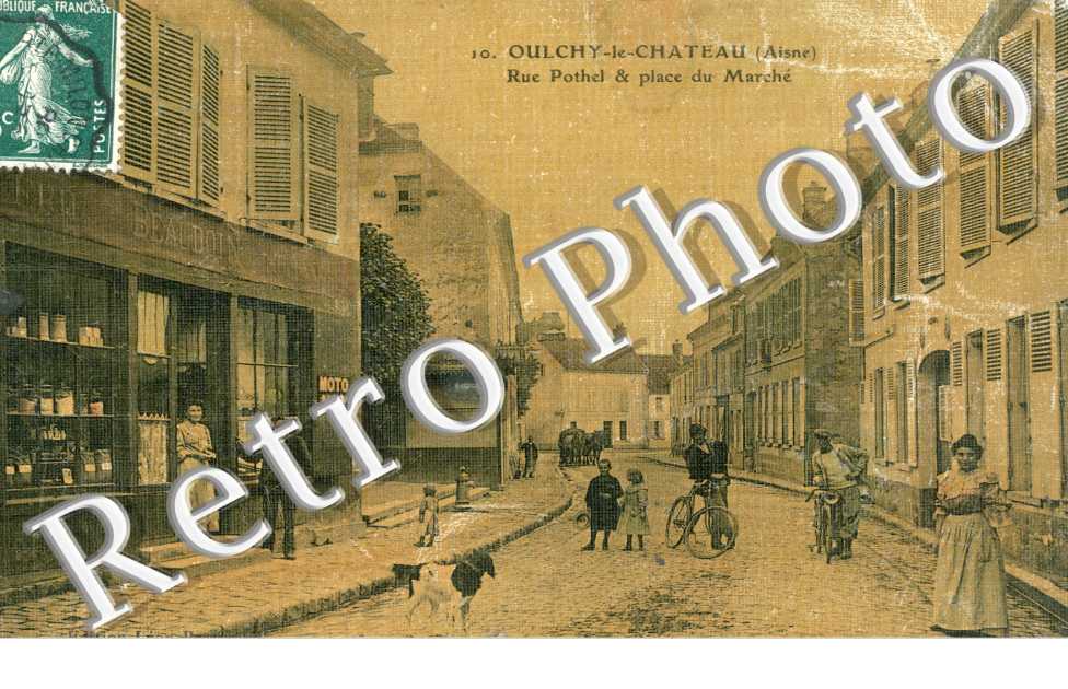 rue pothel et place du Marche