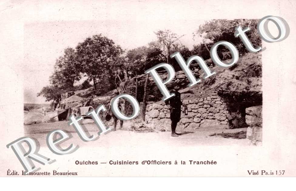 Cuisiniers d&#039;Officiers a la Tranchee