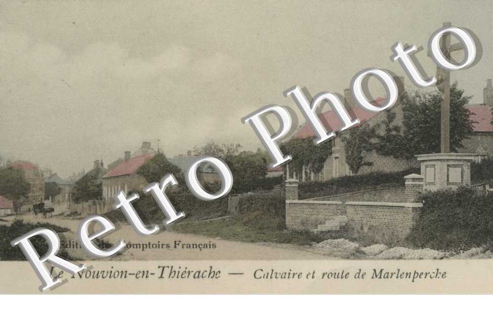 Calvaire et route de Marlenperche
