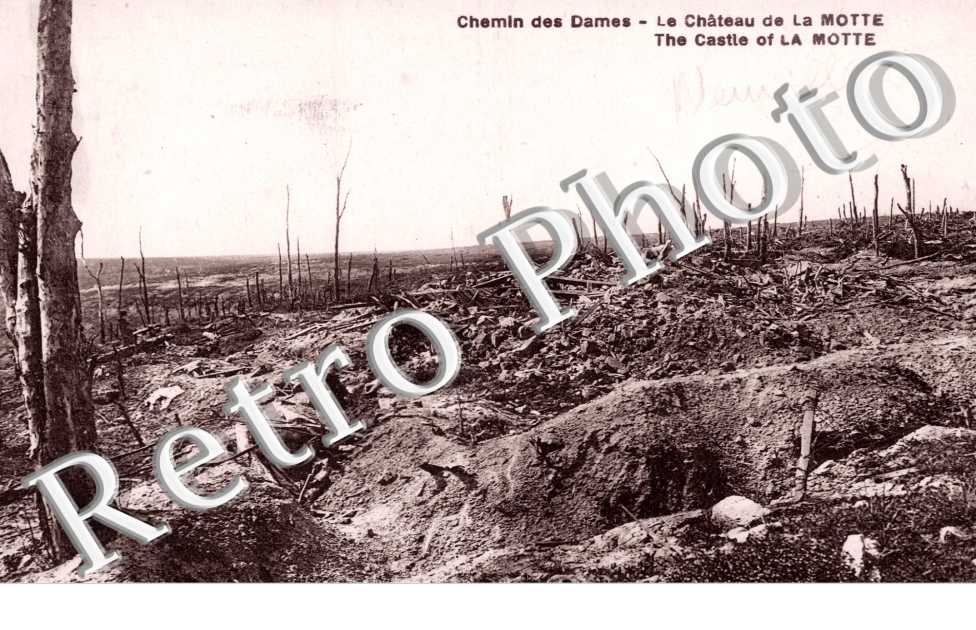 Chemin des Dames Le chateau de la Motte