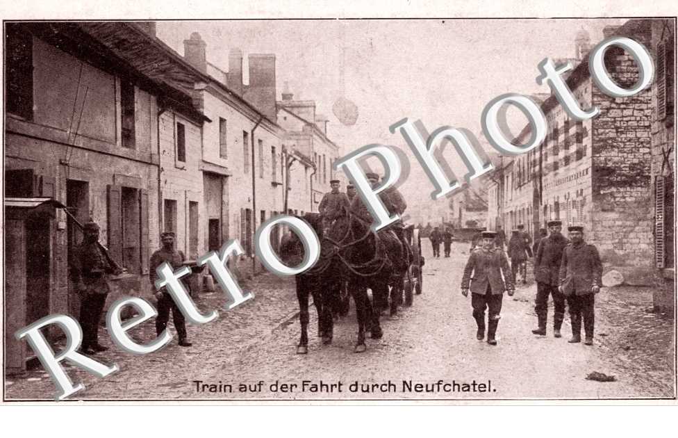 Train auf der Fahrt durch Neufchatel