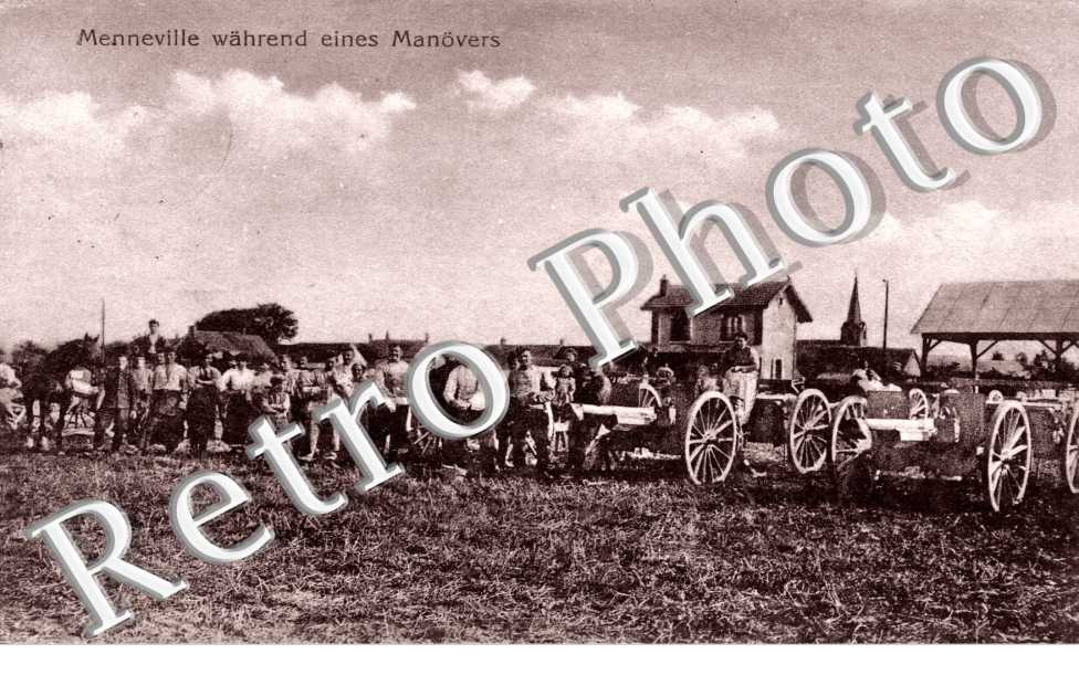 Menneville wahrend eines manovers