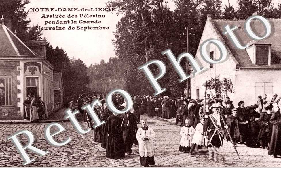 Notre Dame de Liesse  Arrivee des pelerins