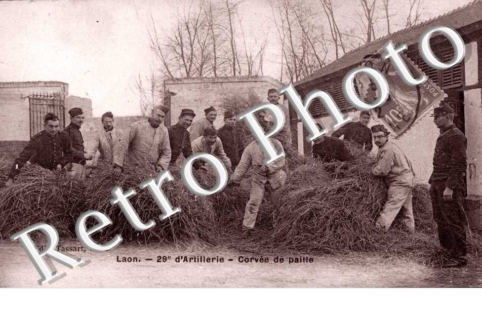 29e d'Artillerie - corvee de paille