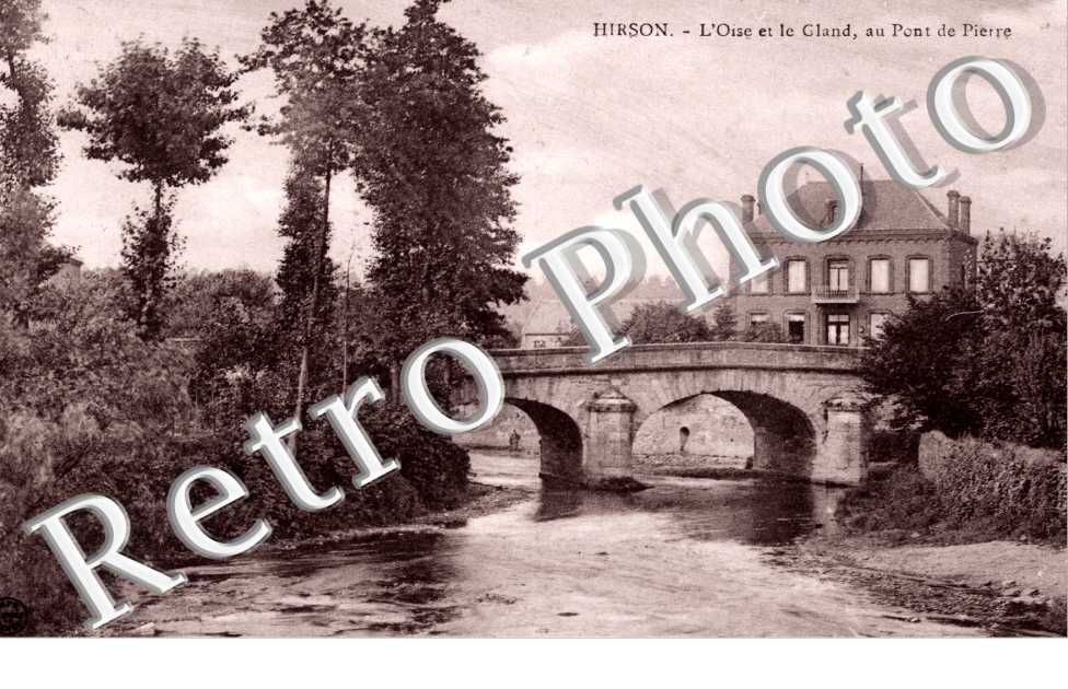 L&#039;Oise et le Gland au Pont de Pierre
