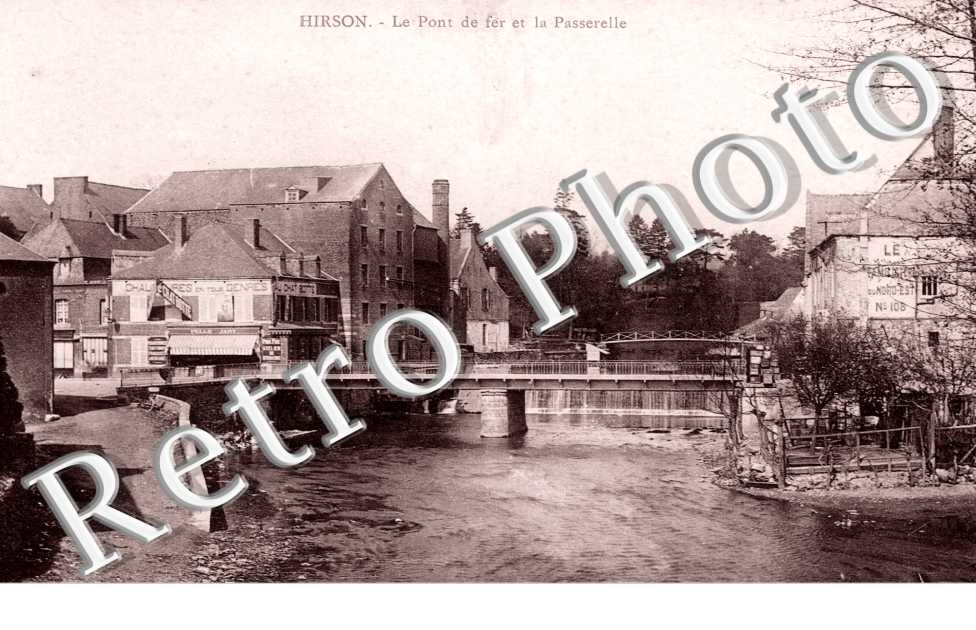 Le Pont de Fer et la Passerelle