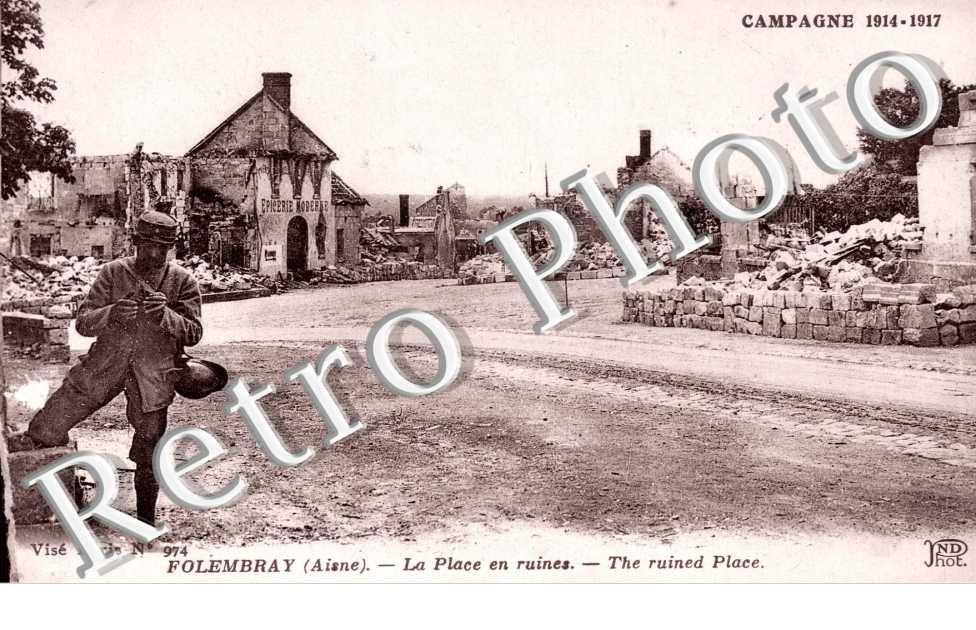 la place en ruines