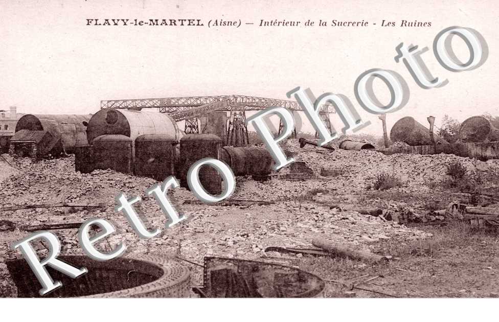 interieur de la sucrerie - les ruines