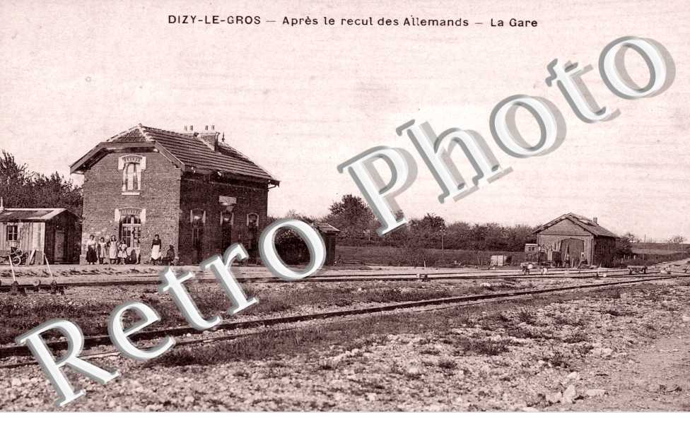 apes le recul des allemands - La gare