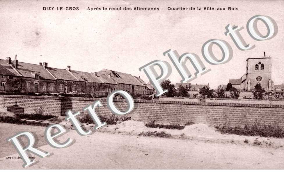 apres le recul des allemands Quartier de la Ville-aux-Bois