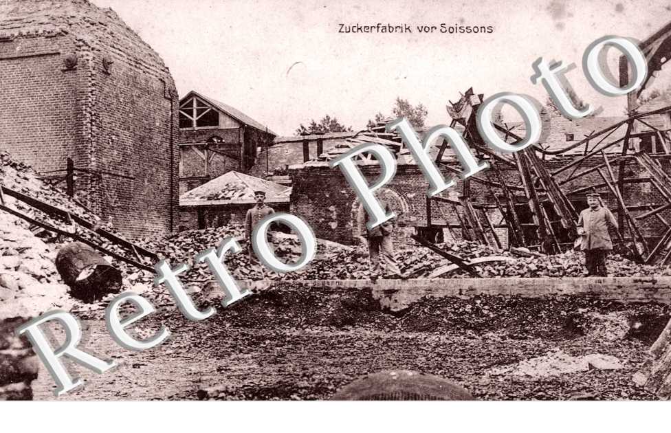 zuckerfabrik vor Soissons - Ruines