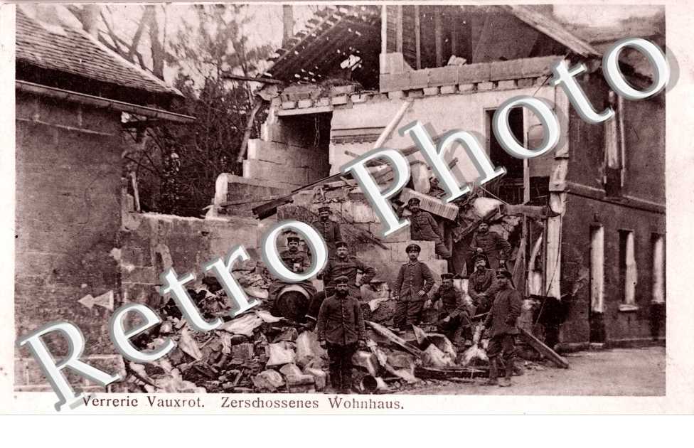 verrerie de Vauxrot Zerschossenes Wohnhaus - Ruines