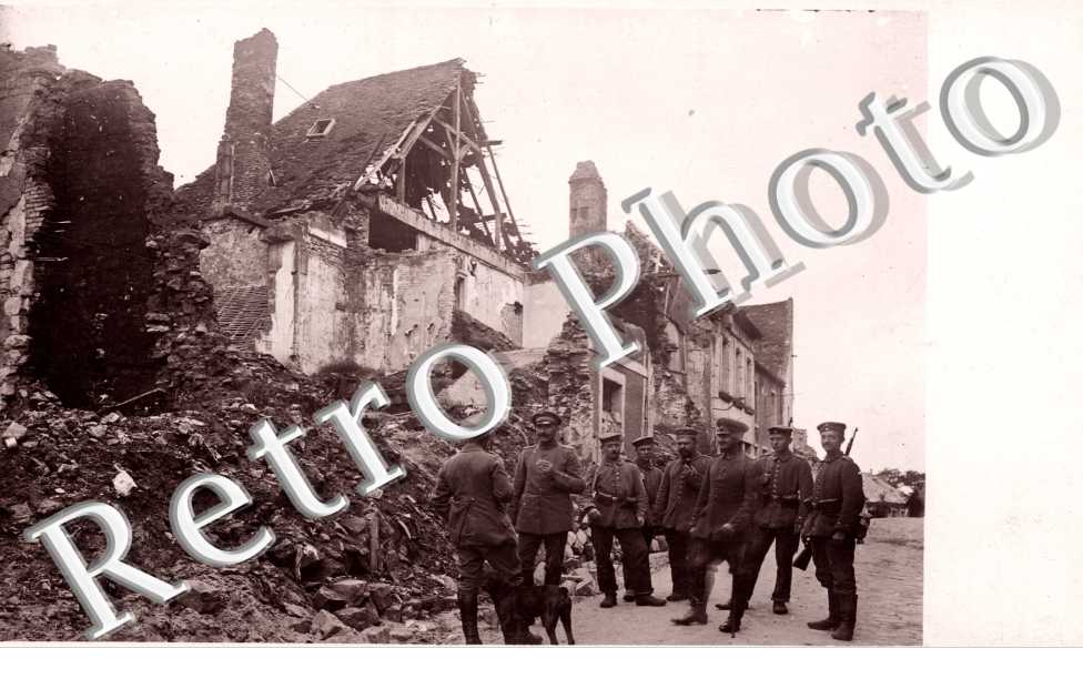 ruines - militaires allemands