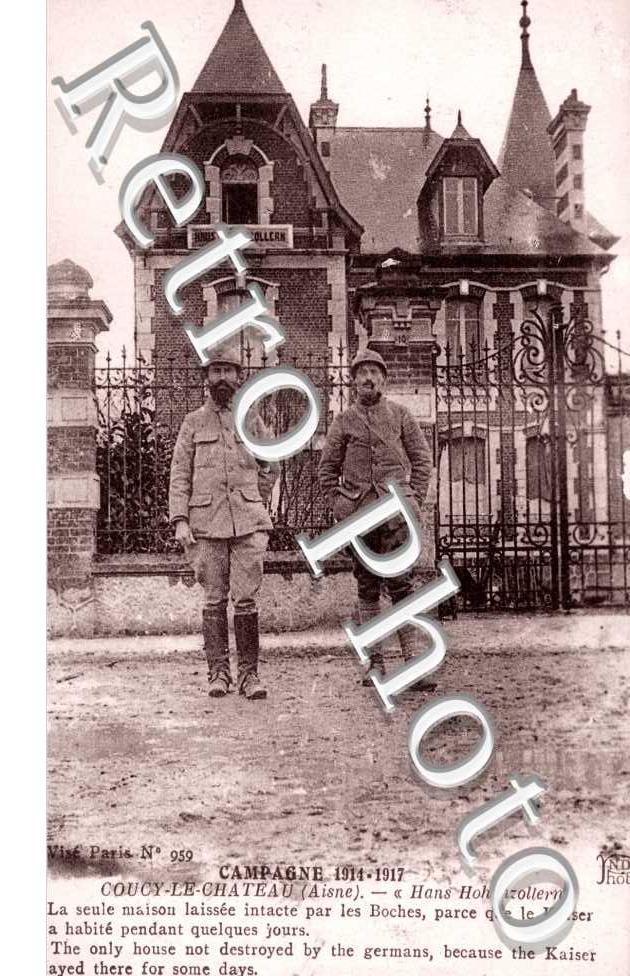 Hans Hohenzollern La seule maison laissee intacte par les boches