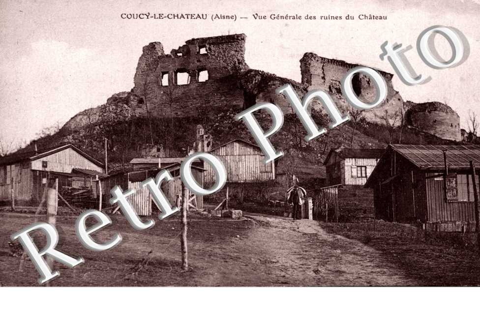 vue generale des ruines du chateau