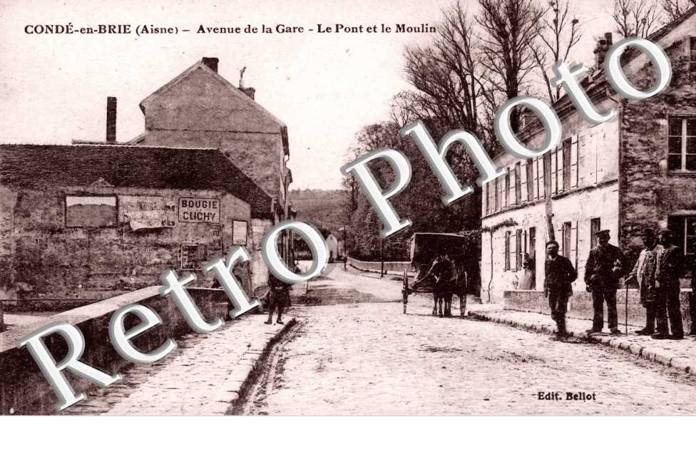 Avenue de la gare - Le pont du moulin