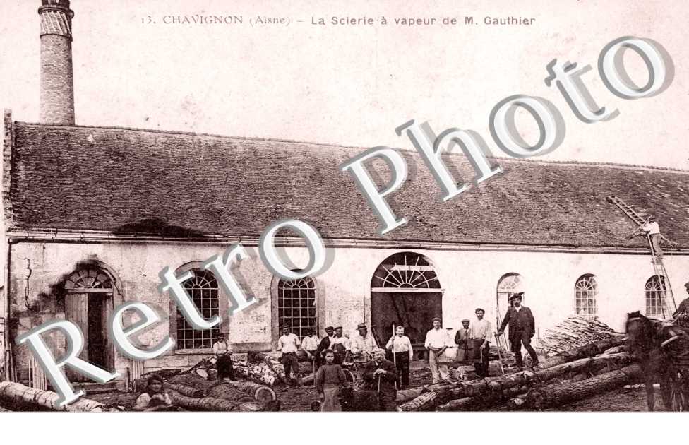 La Scierie a vapeur de M. Gauthier