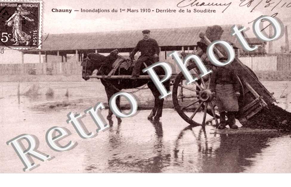 Inondations du 1er mars 1910, Derriere de la Soudiere