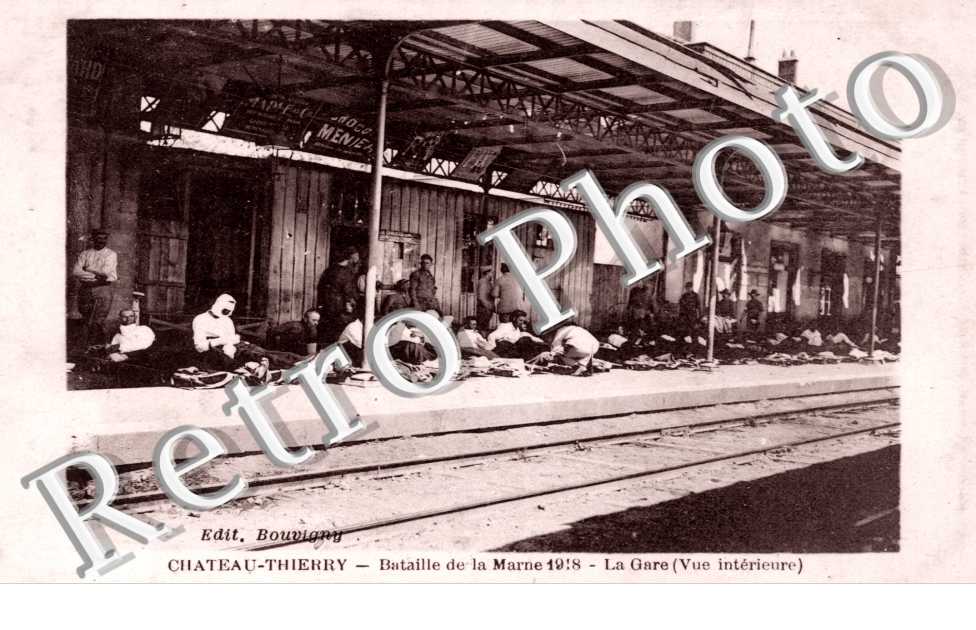 Bataille de la Marne 1918, la Gare (vue interieure)