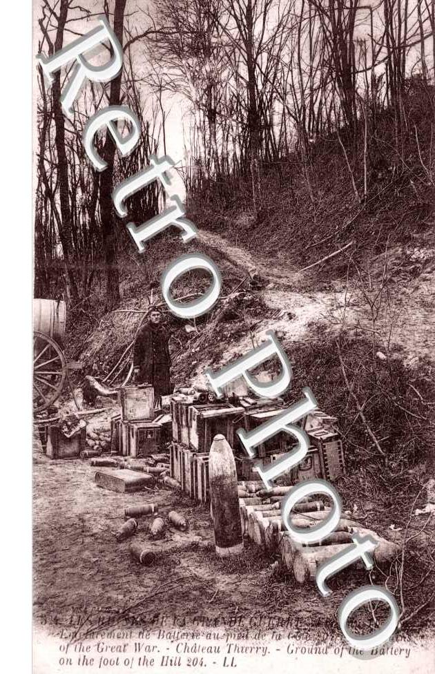 Emplacement de Batterie au pied de la Colline