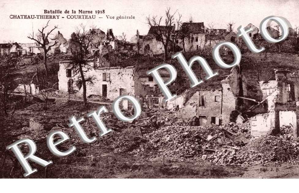 Vue generale de Courteau, 1918