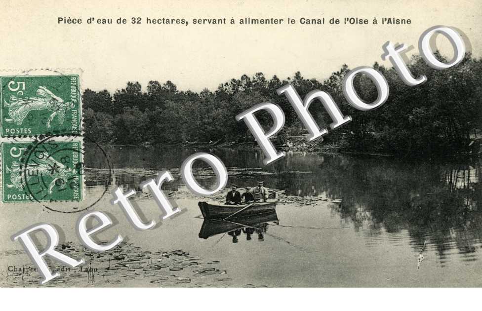 piece d&#039;eau de 32 hectares alimentant le canal de l&#039;Oise