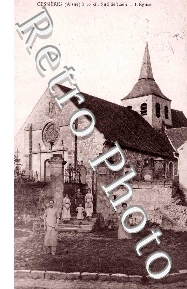 Feldpostkarte - L&#039;eglise