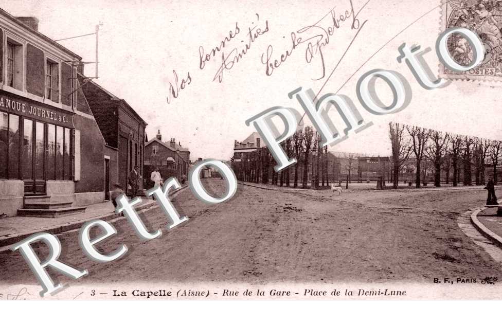Rue de la gare - Place de la Demi-Lune