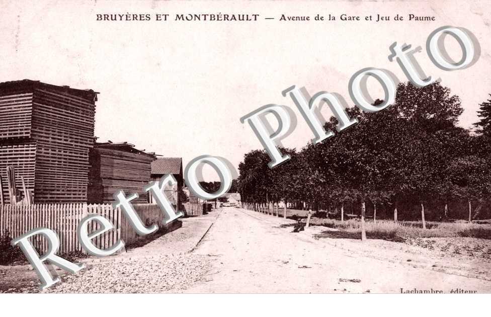 Avenue de la gare et jeu de paume