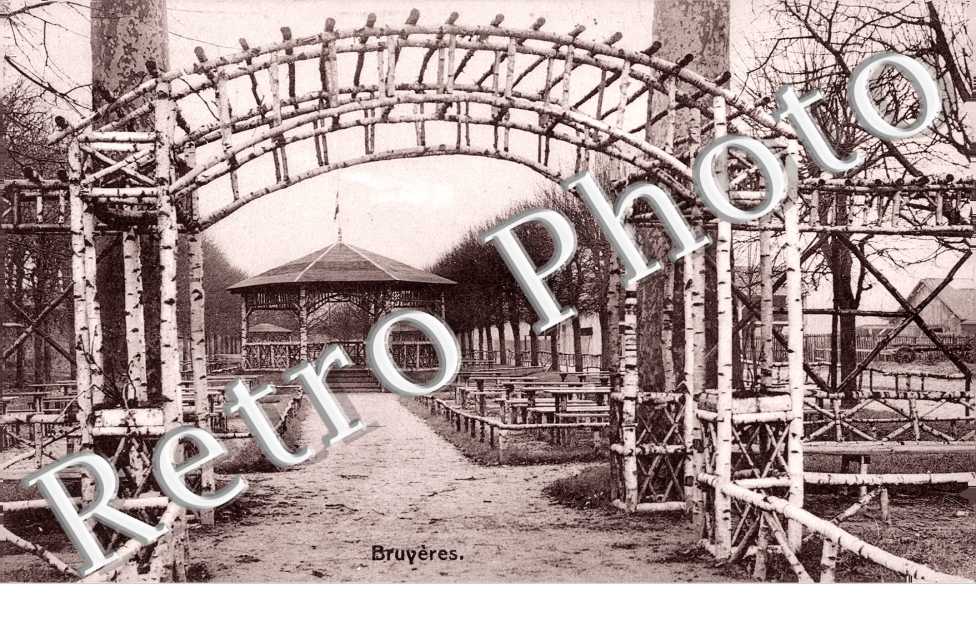 Bruyeres  carte  allemande