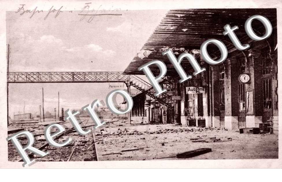 photo village la gare guerre 191417 carte allemande 02 BOHAIN EN