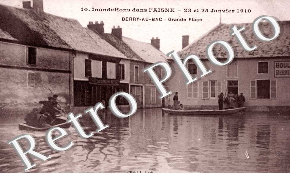 La Grande Place, Innondations du 23 et 25 janvier 1910
