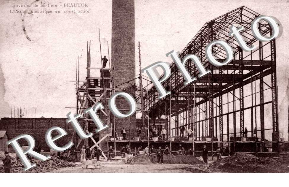 L&#039;usine electrique en construction