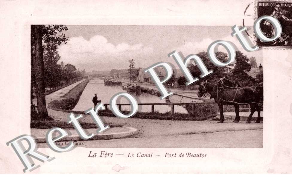 La Fere, le Canal et le Port