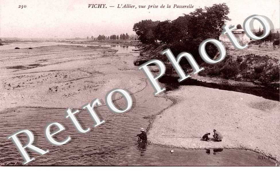 L'Allier vue prise de la passerelle
