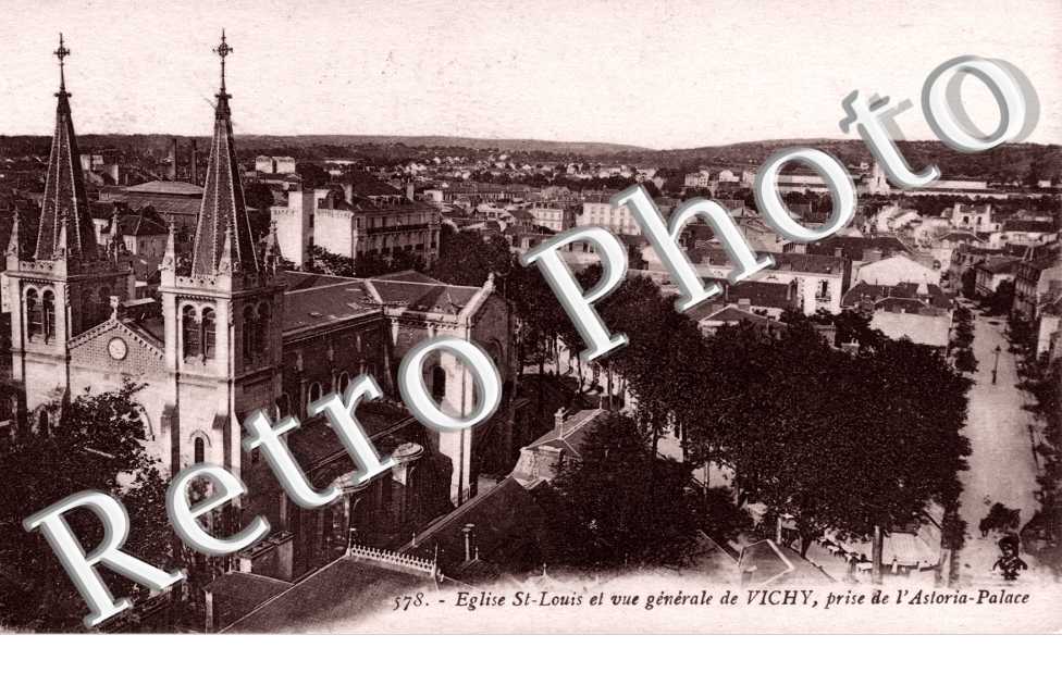 Eglise saint louis et vue generale