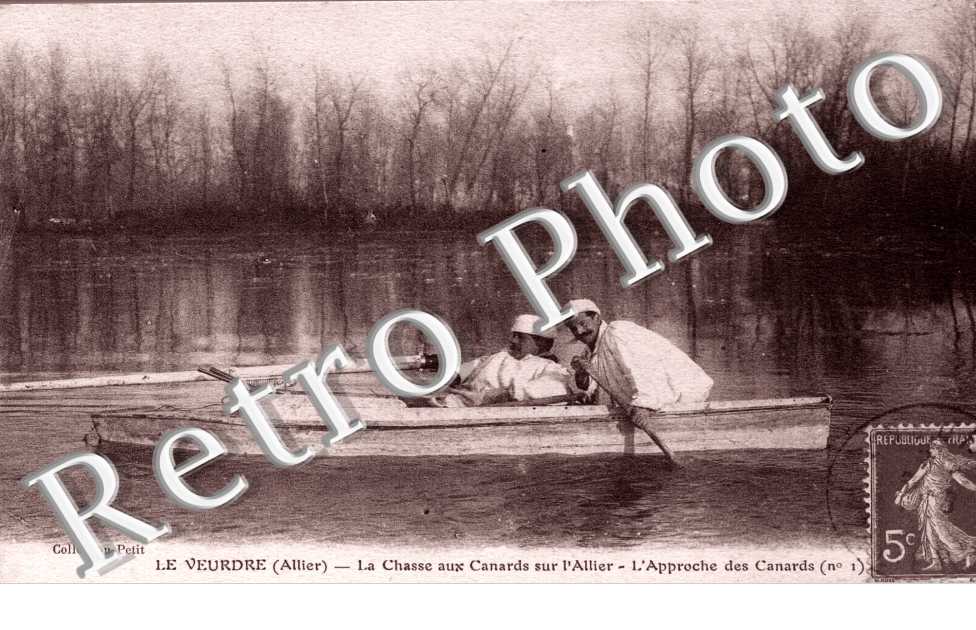 La chasse aux canards sur l&#039;Allier - l&#039;approche des canards