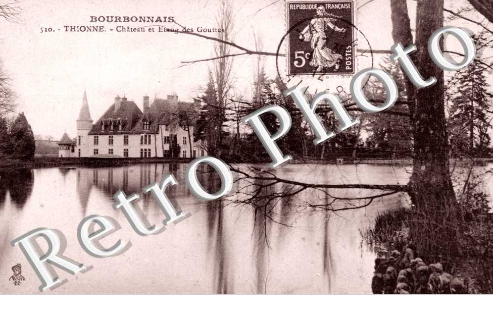 Chateau et Etang des Gouttes