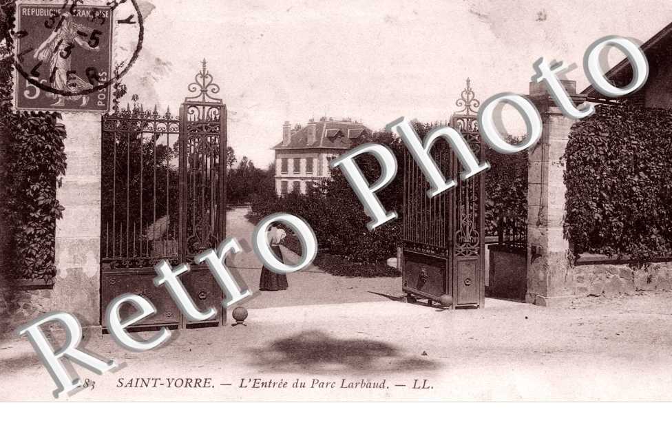 L&#039;entree du parc Larbaud