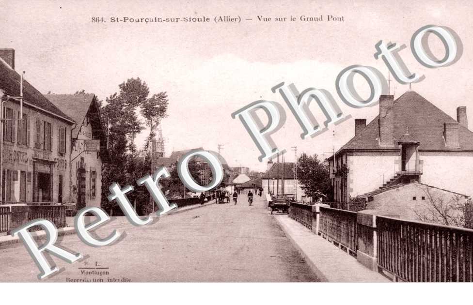 Saint-Pourcain-sur-Sioule, Vue sur le Grand Pont