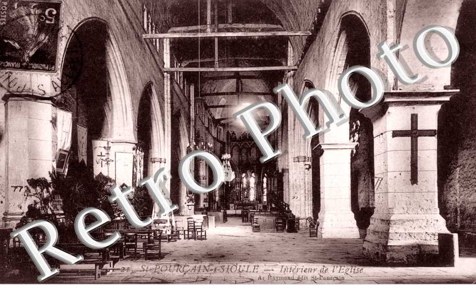 Saint-Pourcain-sur-Sioule, Interieur de l'Eglise