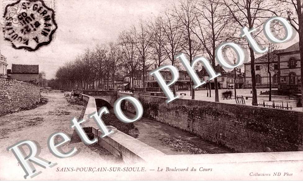 Saint-Pourcain-sur-Sioule, les Boulevards du Cours